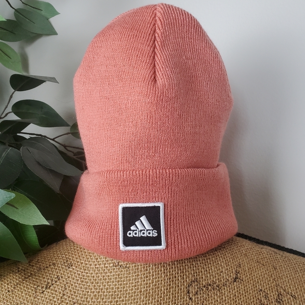 Adidas Beanie Orange Coral Color Adult One Size